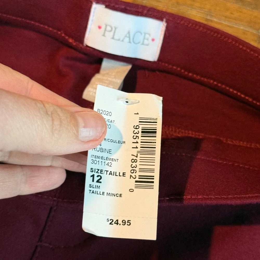 LOT Childrens Place Girls 12 Slim Super Skinny Jeans Stretch Pants NEW Blue